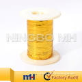 Polyester metallic yarn